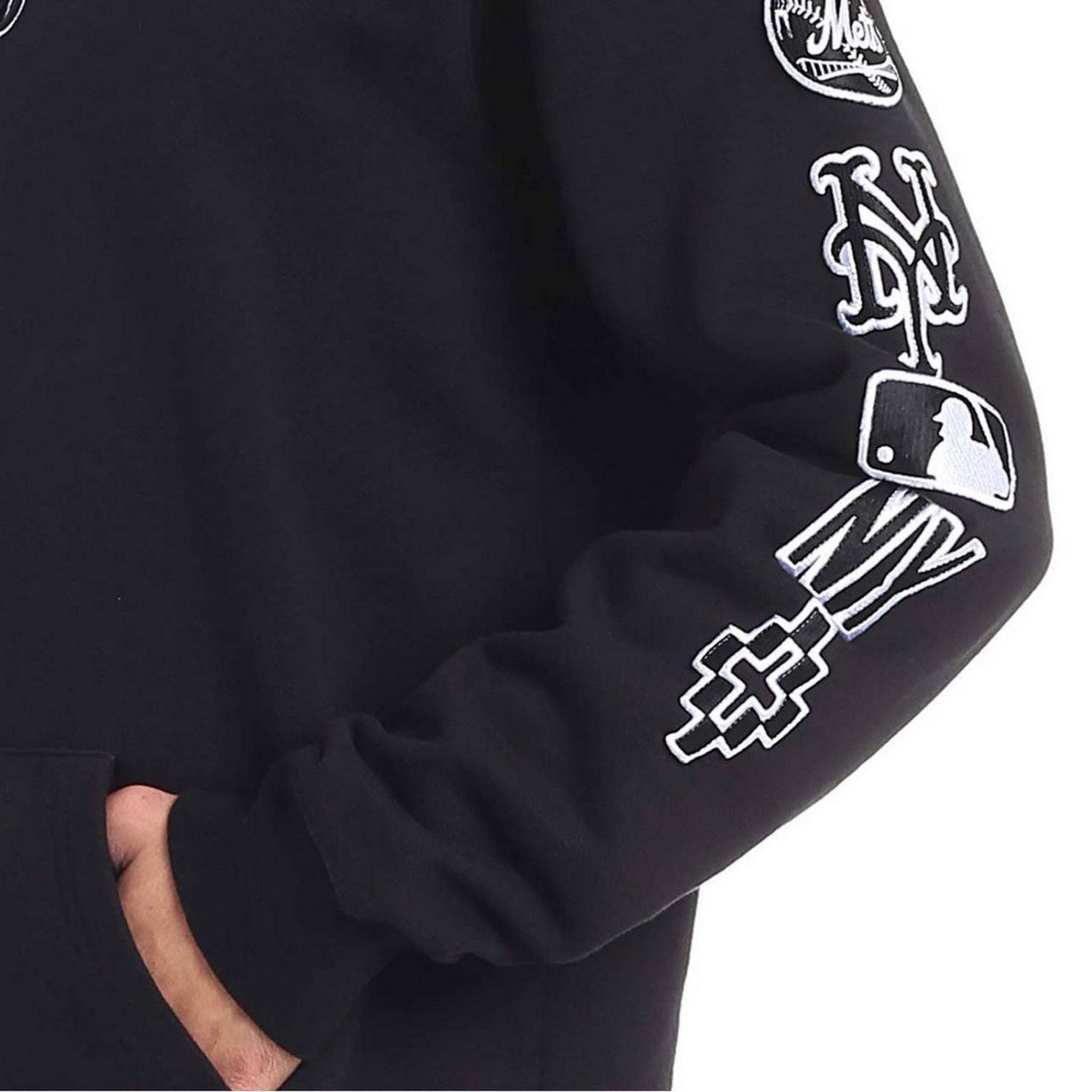 Marcelo Burlon Felpa CMBB007S18673016 - SanShopLuxury - -50%, 2019, Abbigliamento, Con Cappuccio, Felpa, Felpe, L, Marcelo Burlon, Nero, Outlet, Primavera/Estate, SS19, Ultimo, Uomo, XL