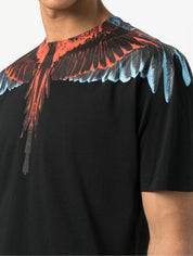 Marcelo Burlon T-Shirt CMAA018S23JER001 - SanShopLuxury - 2023, Abbigliamento, Bianco, L, M, Marcelo Burlon, Nero, Nero-Rosso, Outlet, Primavera/Estate, S, SS23, T-Shirt, Uomo, XL, XXL