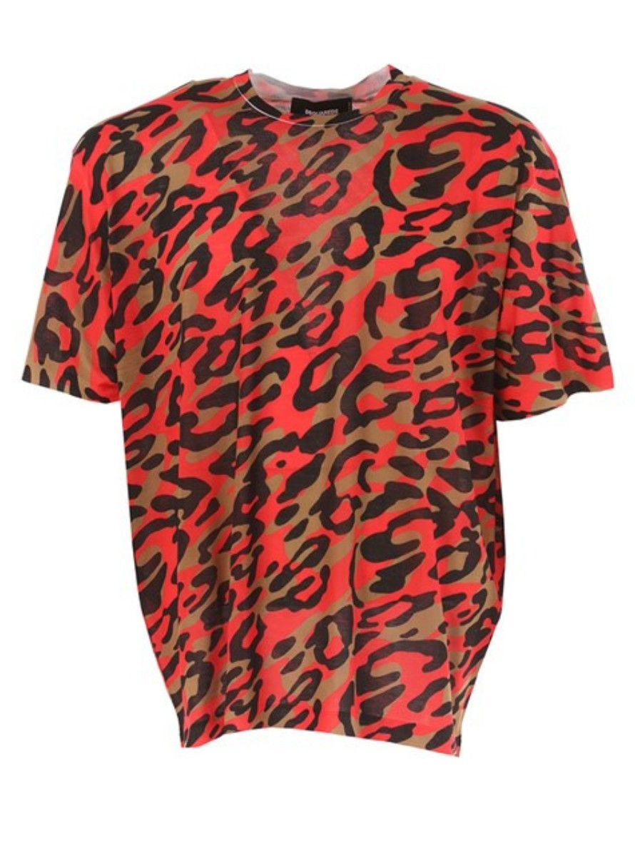 Dsquared2 T-Shirt S74GD0233 - SanShopLuxury - -70%, 2017, Abbigliamento, Dsquared2, Marrone, Outlet, Primavera/Estate, SS17, T-Shirt, Ultimo, Uomo, XXL