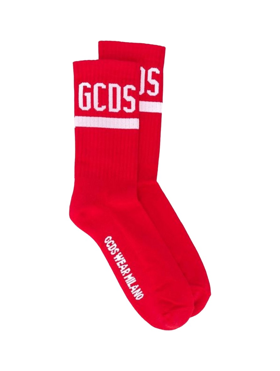 Gcds Calzini CC94M010024 - SanShopLuxury - 2022, Abbigliamento, Autunno/Inverno, Bianco, Calzini, Carry Over, Continuativo, Donna, Gcds, Idoneo, Nero, New, Primavera/Estate, Rosa, Rosso, Unica, UNISEX, Uomo