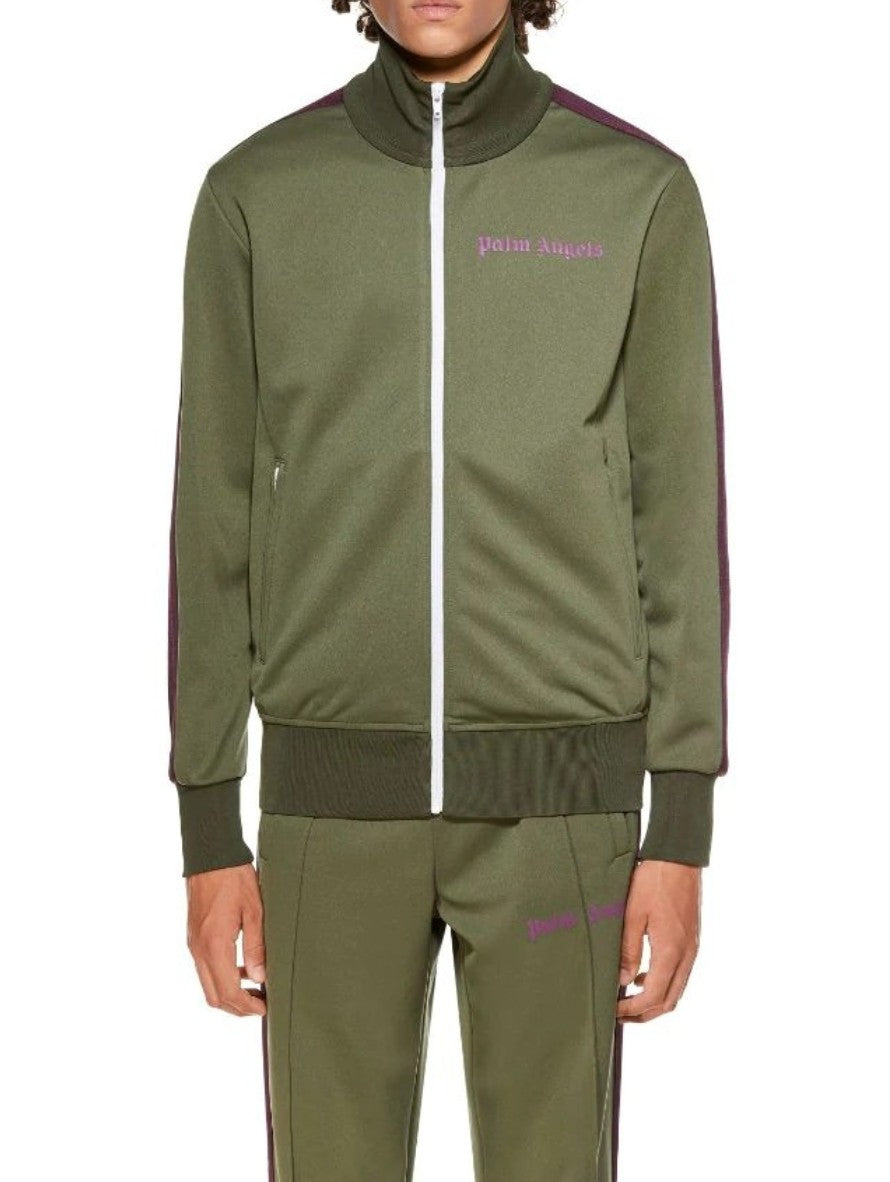 Palm Angels Felpa PMBD001R21FAB0035637 - SanShopLuxury - -50%, 2021, Abbigliamento, Autunno/Inverno, Continuativo, Felpa, Outlet, Palm Angels, Primavera/Estate, S, SS21, Ultimo, Uomo, Verde, Zip