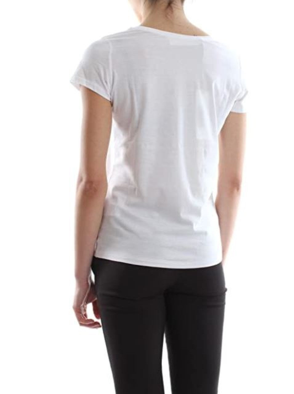 Elisabetta Franchi T-Shirt M-0762095VI52 270 - SanShopLuxury - -70%, 2017, 40, Abbigliamento, Bianco, Donna, Elisabetta Franchi, Outlet, Primavera/Estate, SS17, T-Shirt, Ultimo