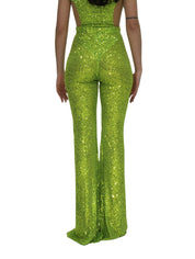 District Margherita Mazzei Pantalone 3DP77 - SanShopLuxury - 2023, 40, 42, 44, Abbigliamento, Beachwear, District Margherita Mazzei, Donna, Idoneo, Lilla, Outlet, Pantalone, Pantalone Zampa, Primavera/Estate, SS23, Verde, Verde Lime, Viola