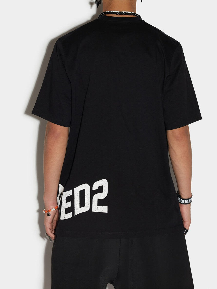 Dsquared2 T-Shirt S74GD1090 - SanShopLuxury - 2023, Abbigliamento, Autunno/Inverno, Continuativo, Dsquared2, Idoneo, L, M, Nero, Outlet, Primavera/Estate, S, SS23, T-Shirt, Uomo, XL, XXL, XXXL