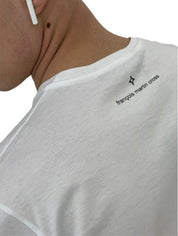 Francois Martin Cross T-Shirt FS12 - SanShopLuxury - -50%, 2021, Abbigliamento, Bianco, Francois Martin Cross, L, M, Nero, Outlet, Primavera/Estate, SS21, T-Shirt, Ultimo, Uomo, XL, XXL