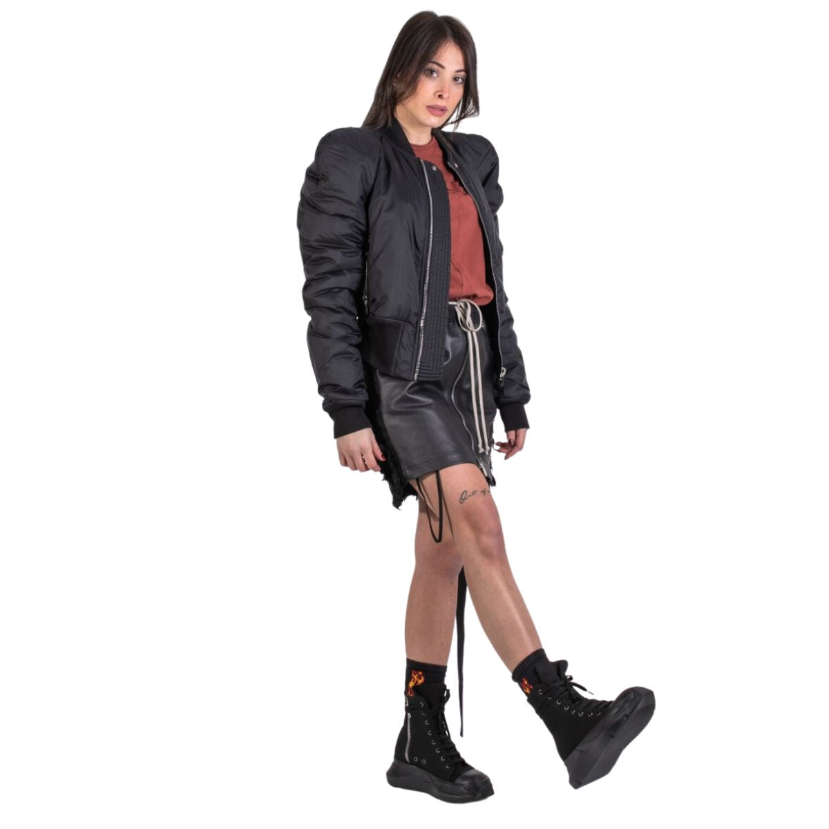 Rick Owens Drkshdw T-Shirt DS21S2205/RNEM4 - SanShopLuxury - -50%, 2021, Abbigliamento, Bianco, Donna, L, M, Outlet, Primavera/Estate, Rick Owens Drkshdw, Rosso, S, SS21, T-Shirt