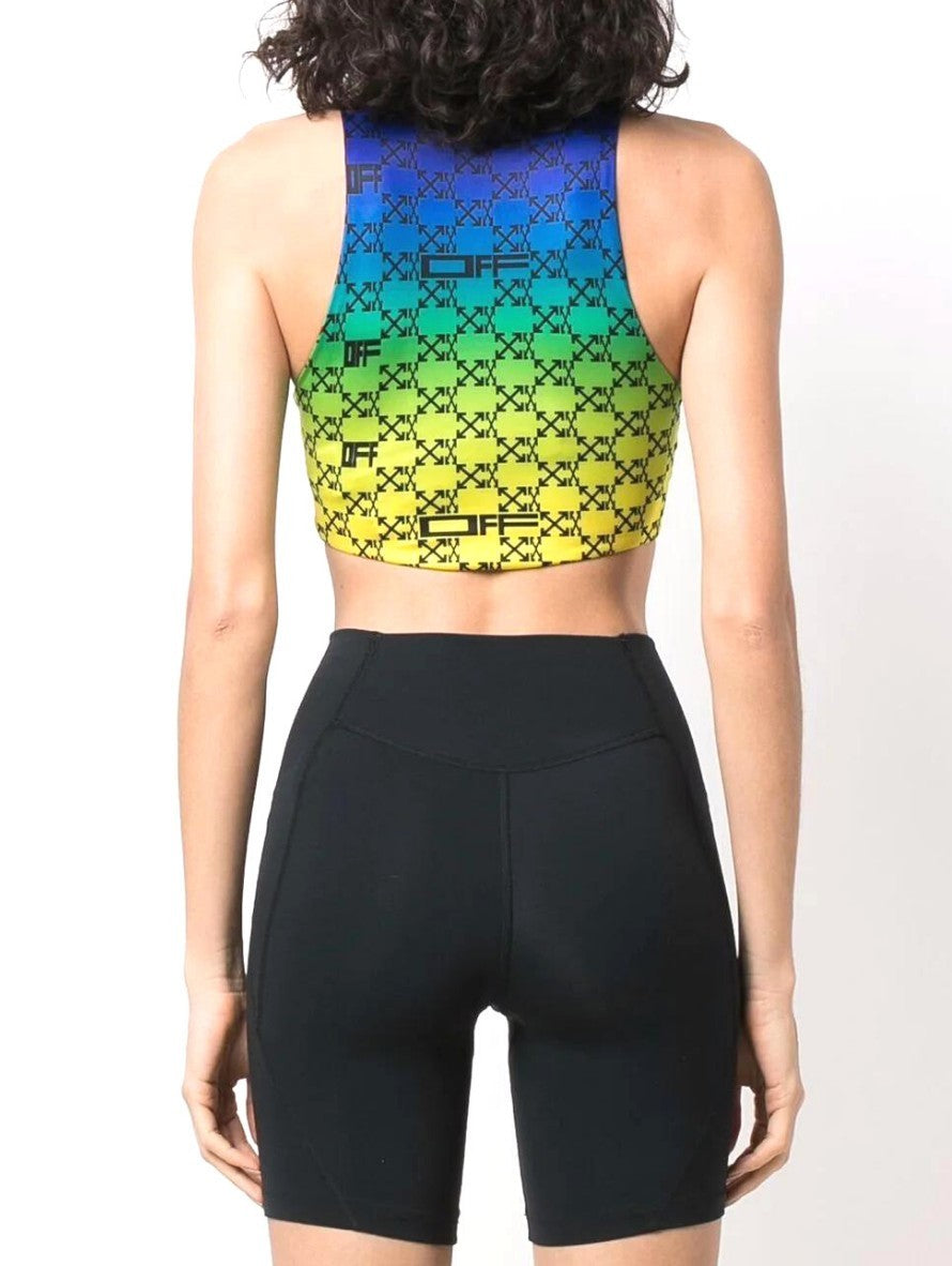 Off-White T-Shirt Top OWVO051S22JER0015510 - SanShopLuxury - 2022, Abbigliamento, Crop, Donna, L, M, Off-White, Outlet, Primavera/Estate, SS22, T-Shirt Top, Ultimo, Verde