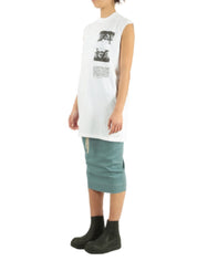 Rick Owens Drkshdw T-Shirt DS20S5103/RNEP2 11009 - SanShopLuxury - -50%, 2020, Abbigliamento, Bianco, Donna, L, Outlet, Primavera/Estate, Rick Owens Drkshdw, S, SS20, T-Shirt