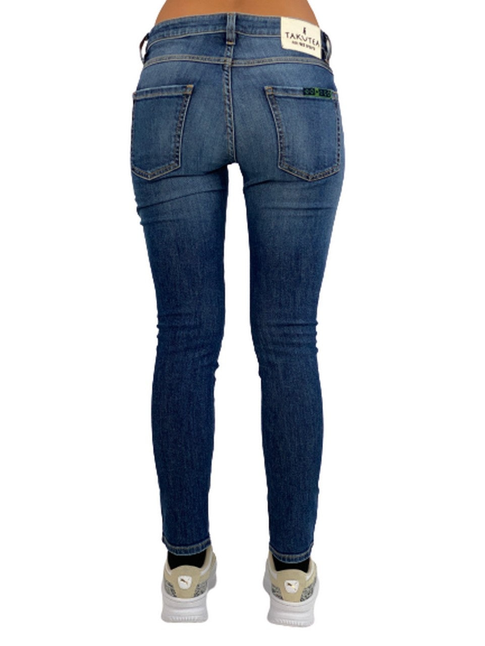 Takutea Jeans TENIM GONE - SanShopLuxury - -50%, 2018, 40, 41, 42, 44, Abbigliamento, Blu, Donna, Jeans, Outlet, Primavera/Estate, SS18, Takutea