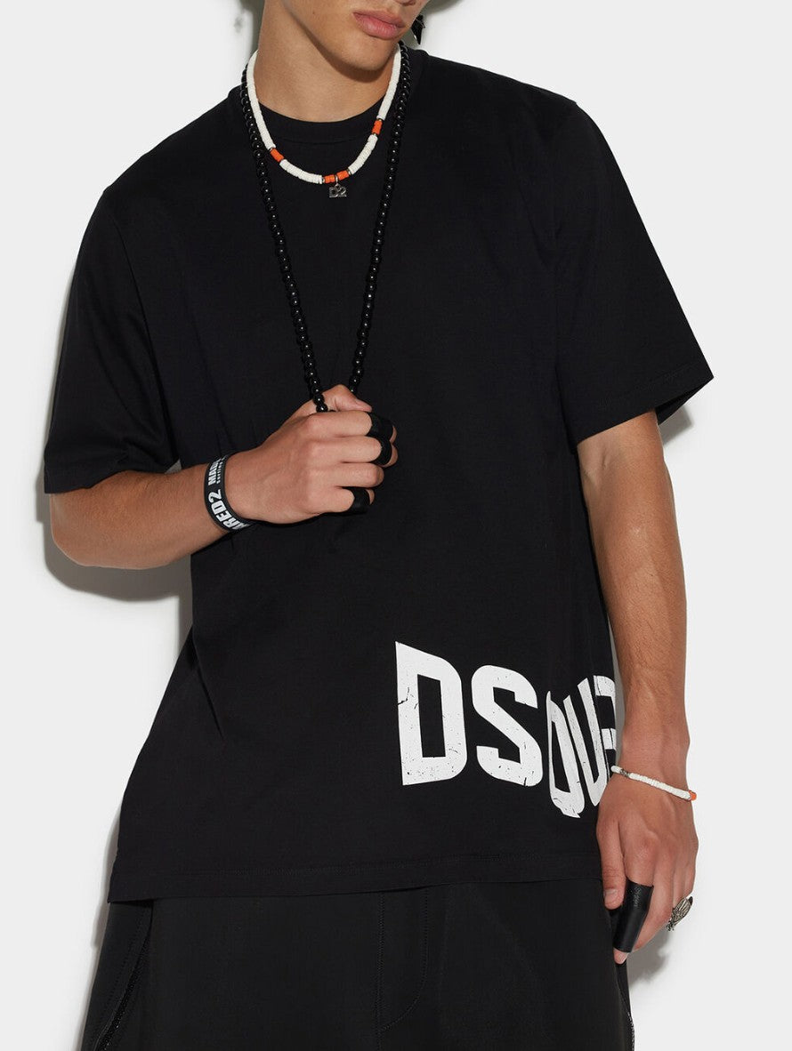 Dsquared2 T-Shirt S74GD1090 - SanShopLuxury - 2023, Abbigliamento, Autunno/Inverno, Continuativo, Dsquared2, Idoneo, L, M, Nero, Outlet, Primavera/Estate, S, SS23, T-Shirt, Uomo, XL, XXL, XXXL