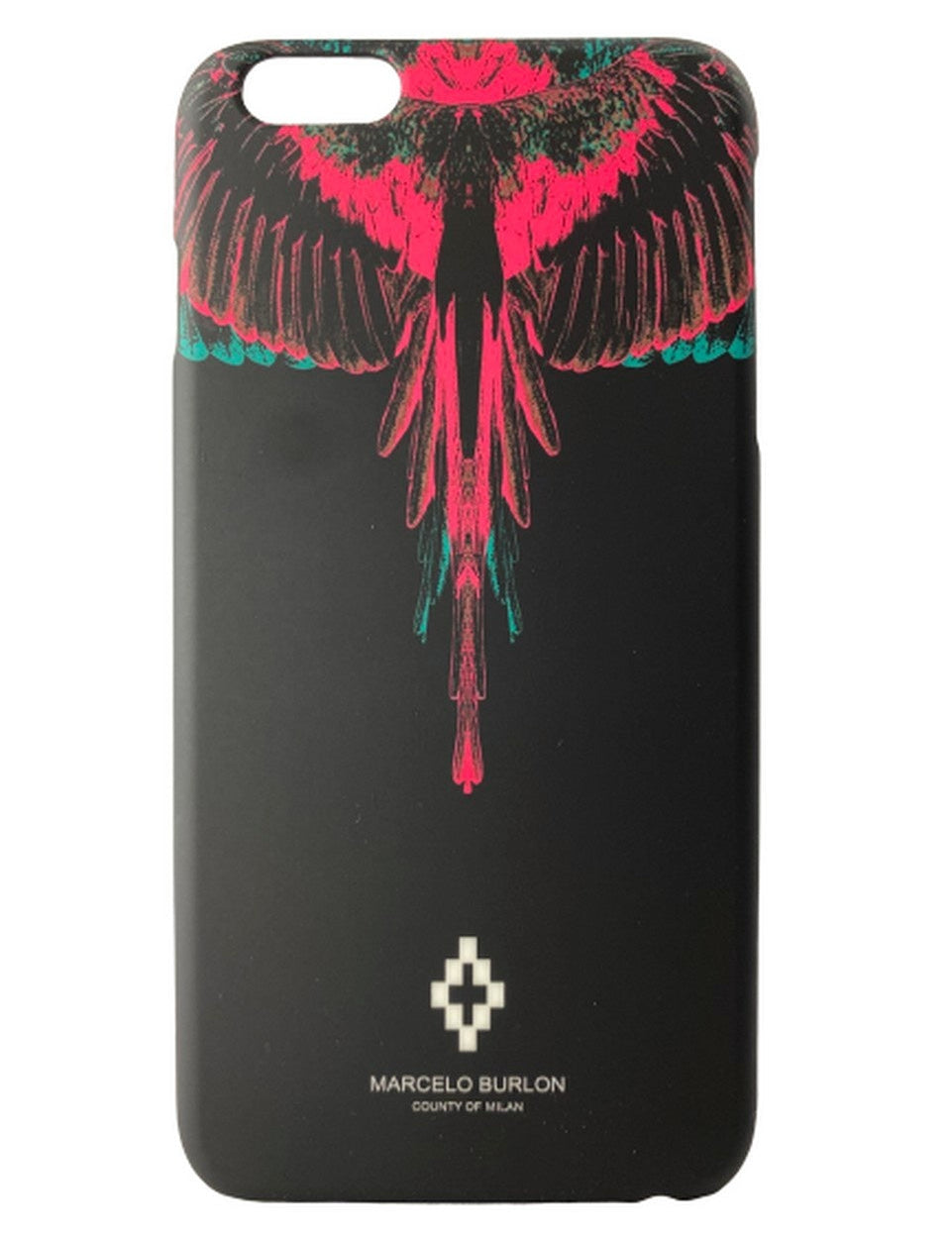 Marcelo Burlon Smartphone Cover CWPA002F16008299 1088 - SanShopLuxury - -50%, 2018, Abbigliamento, Accessori, Donna, Iphone 6-6s Plus, Marcelo Burlon, Nero, Outlet, Smartphone Cover, Unica