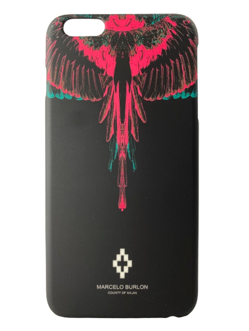 Marcelo Burlon Smartphone Cover CWPA002F16008299 1088 - SanShopLuxury - -50%, 2018, Abbigliamento, Accessori, Donna, Iphone 6-6s Plus, Marcelo Burlon, Nero, Outlet, Smartphone Cover, Unica