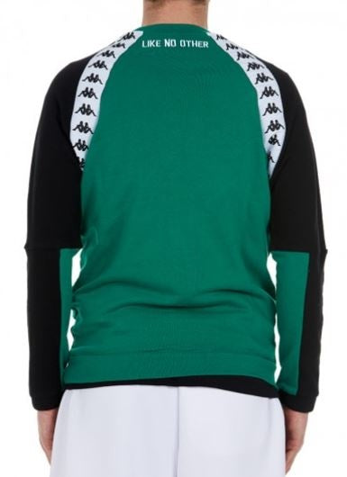 Kappa Felpa 304ICS0 903 - SanShopLuxury - -50%, 2019, Abbigliamento, Felpa, Girocollo, Kappa, L, M, Outlet, Primavera/Estate, S, SS19, Uomo, Verde, XL