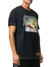 Heron Preston T-Shirt HMAA004S20914037 1088 - SanShopLuxury - -50%, 2020, Abbigliamento, Heron Preston, M, Nero, Outlet, Primavera/Estate, SS20, T-Shirt, Uomo, XL