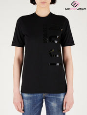 Dsquared2 T-Shirt S80GC0037 S23009 900 - SanShopLuxury - 2022, Abbigliamento, Autunno/Inverno, Continuativo, Donna, Dsquared2, Idoneo, L, M, Nero, Outlet, Primavera/Estate, S, SS22, T-Shirt, XL