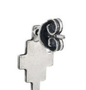 Marcelo Burlon Orecchini CMOD016E20MET001 - SanShopLuxury - -50%, 2020, Argento, Autunno/Inverno, Continuativo, FW20, Gioielleria, Marcelo Burlon, Nero, Orecchini, Outlet, Primavera/Estate, Uomo