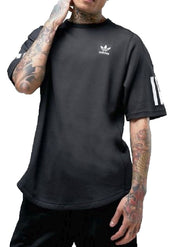 Adidas T-Shirt BK0510 BLACK - SanShopLuxury - -50%, 2017, Abbigliamento, Adidas, L, M, Nero, Outlet, Primavera/Estate, S, SS17, T-Shirt, Ultimo, Uomo, XXL