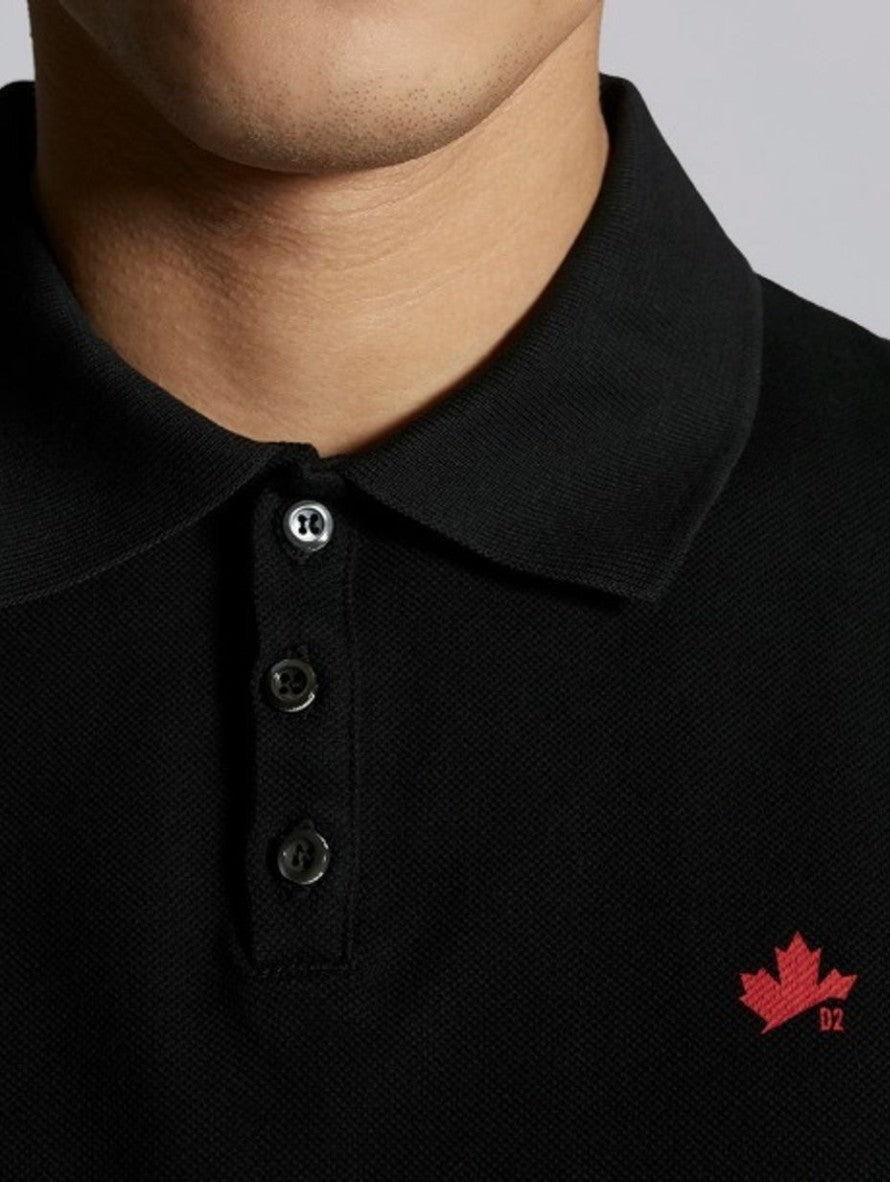 Dsquared2 T-Shirt Polo S74GL0049/S22743963 - SanShopLuxury - -50%, 2021, Abbigliamento, Dsquared2, L, Nero, Outlet, Primavera/Estate, SS21, T-Shirt Polo, Ultimo, Uomo, XXL
