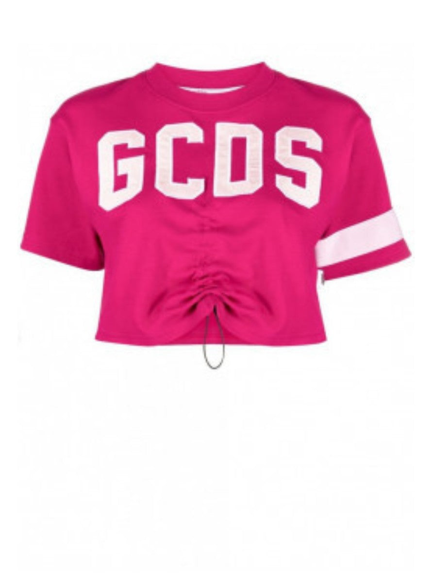Gcds T-Shirt CC94W020603 - SanShopLuxury - -50%, 2021, Abbigliamento, Crop, Donna, Fucsia, Gcds, L, Outlet, Primavera/Estate, SS21, T-Shirt, Ultimo