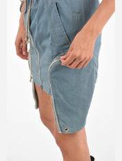 Rick Owens Drkshdw Gonna DS20S5344/SLSB 06 - SanShopLuxury - -50%, 2020, Abbigliamento, Blu, Donna, Gonna, M, Outlet, Primavera/Estate, Rick Owens Drkshdw, S, SS20