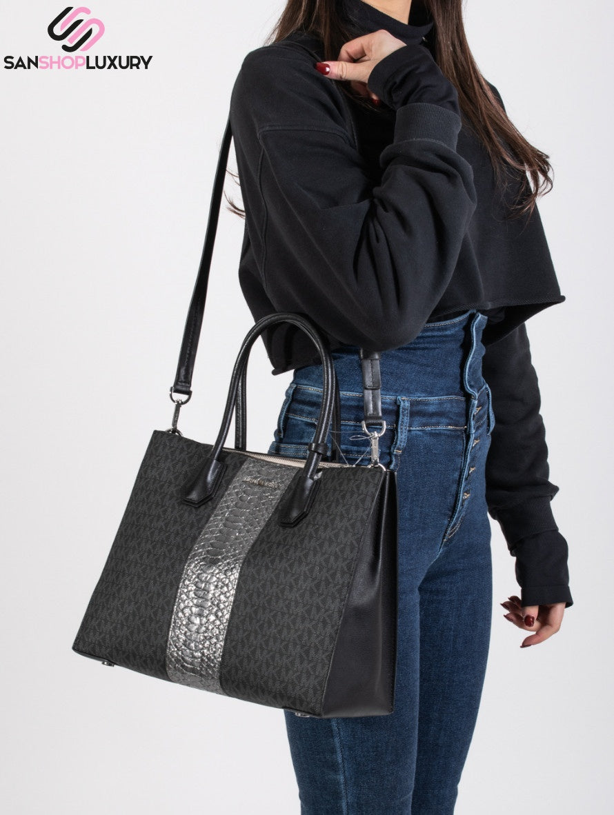 Michael Kors Borsa Da Spalla 30F7SM9T7V 1 - SanShopLuxury - -50%, 2018, Autunno/Inverno, Borsa Da Spalla, Continuativo, Donna, FW18, Michael Kors, Nero, Outlet, Primavera/Estate, Tracolla, Unica, Valigeria