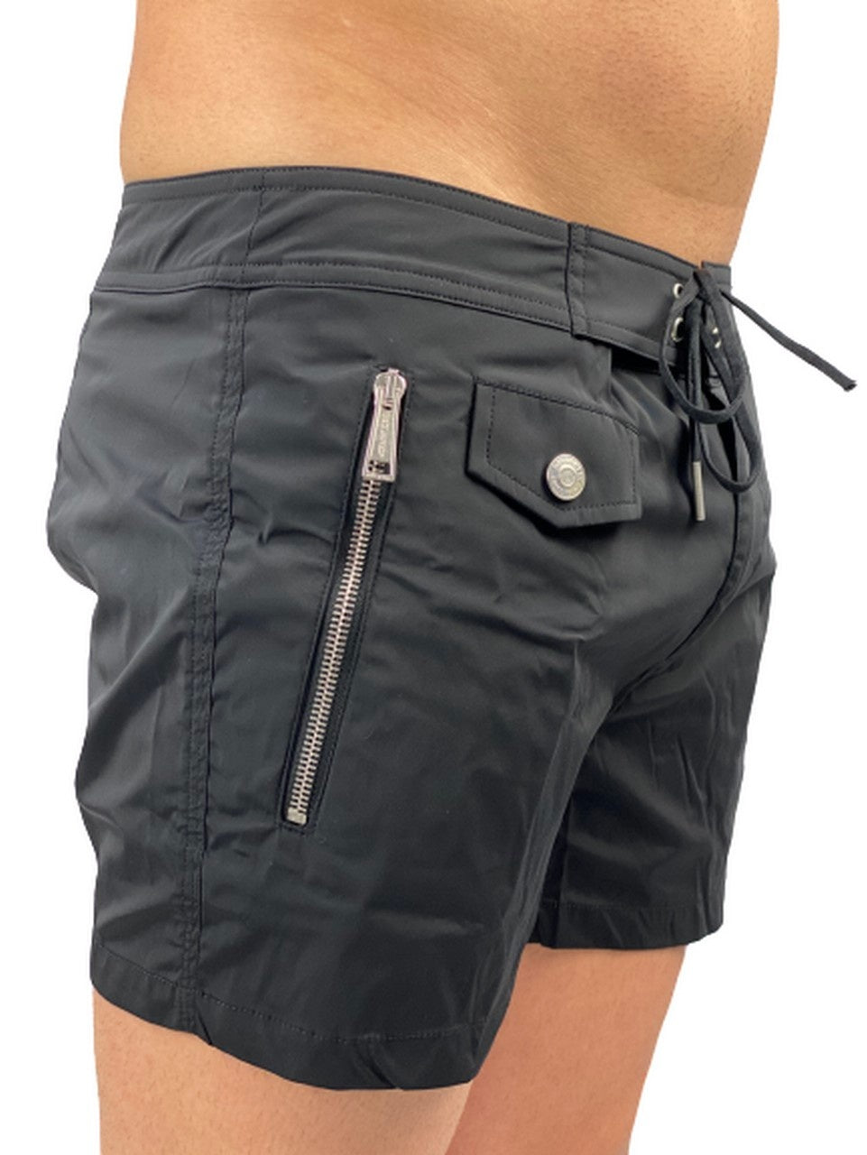 Dsquared2 Costume D7B781510 - SanShopLuxury - -50%, 2018, 44, 46, 48, 52, Abbigliamento, Beachwear, Costume, Dsquared2, Nero, Outlet, Pantaloncino, Primavera/Estate, SS18, Uomo