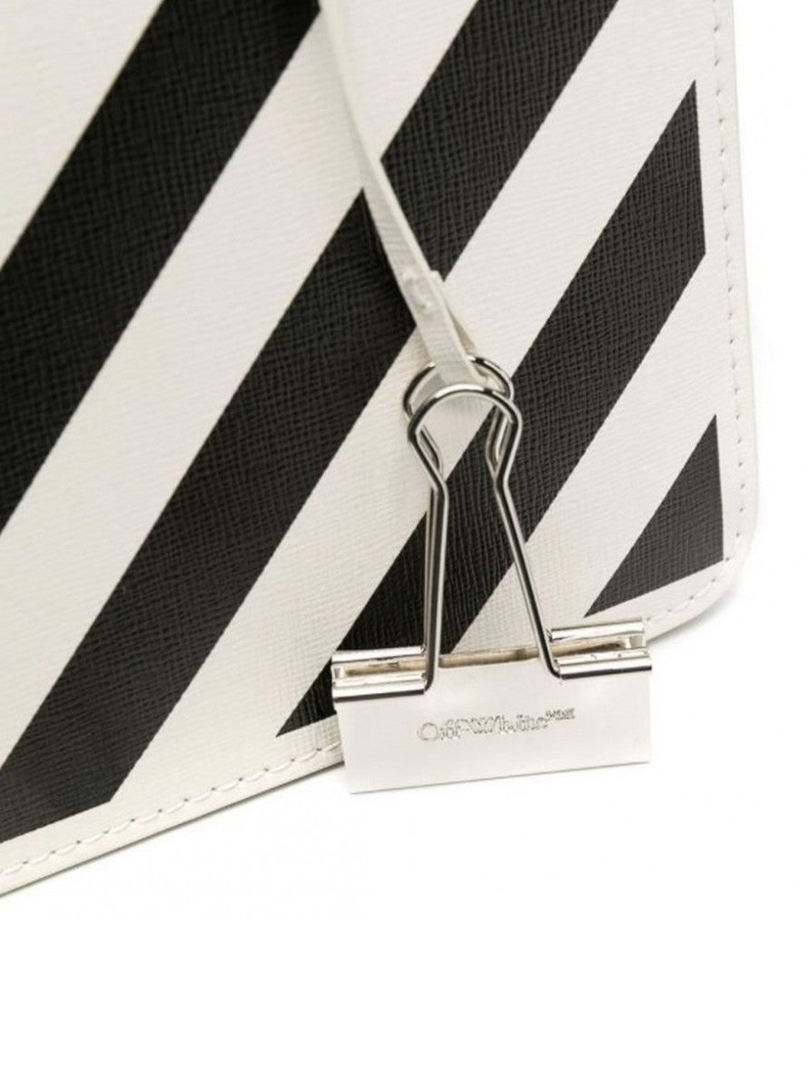 Off-White Borsa Da Spalla OWNN018C99LEA003 - SanShopLuxury - Autunno/Inverno, Bianco, Borsa Da Spalla, Carry Over, Continuativo, Donna, Idoneo, Nero, New, Off-White, Primavera/Estate, Tracolla, Unica, Valigeria