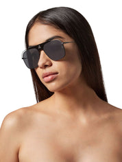 Philipp Plein Occhiali A18AUES0047PCO002N - SanShopLuxury - -50%, 2018, Abbigliamento, Accessori, Autunno/Inverno, Continuativo, Donna, FW18, Nero, Occhiali, Outlet, Philipp Plein, Primavera/Estate, Ultimo, Unica, UNISEX, Uomo