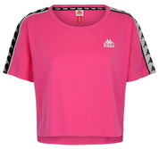 Kappa T-Shirt 303WGQ0 976 - SanShopLuxury - -50%, 2019, Abbigliamento, Crop, Donna, Kappa, L, Outlet, Primavera/Estate, Rosa, SS19, T-Shirt, XL