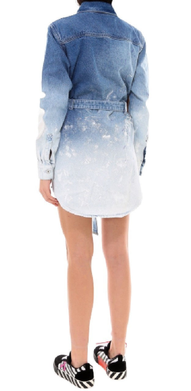 Off-White Abiti OWYM002R20773098 7171 - SanShopLuxury - -50%, 2020, 40, 42, Abbigliamento, Abiti, Blu, Donna, Off-White, Outlet, Primavera/Estate, SS20, Ultimo