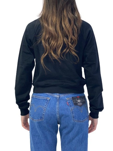 Nil & Mon Felpa SPECS1 - SanShopLuxury - -70%, 2017, Abbigliamento, Donna, Felpa, Girocollo, L, M, Nero, Nil & Mon, Outlet, Primavera/Estate, S, SS17