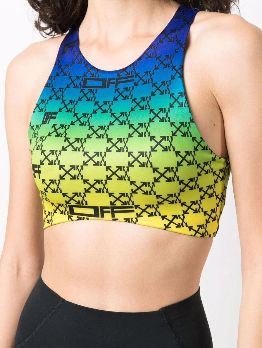 Off-White T-Shirt Top OWVO051S22JER0015510 - SanShopLuxury - 2022, Abbigliamento, Crop, Donna, L, M, Off-White, Outlet, Primavera/Estate, SS22, T-Shirt Top, Ultimo, Verde