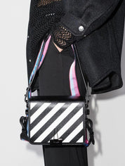 Off-White Borsa Da Spalla OWNN018C99LEA003 - SanShopLuxury - Autunno/Inverno, Bianco, Borsa Da Spalla, Carry Over, Continuativo, Donna, Idoneo, Nero, New, Off-White, Primavera/Estate, Tracolla, Unica, Valigeria