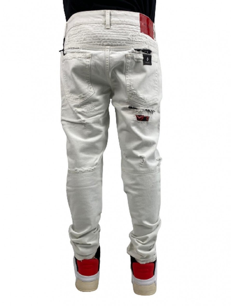 Marcelo Burlon Jeans CMYA004S18758173 - SanShopLuxury - -50%, 2018, 47, Abbigliamento, Bianco, Jeans, Marcelo Burlon, Outlet, Primavera/Estate, SS18, Ultimo, Uomo