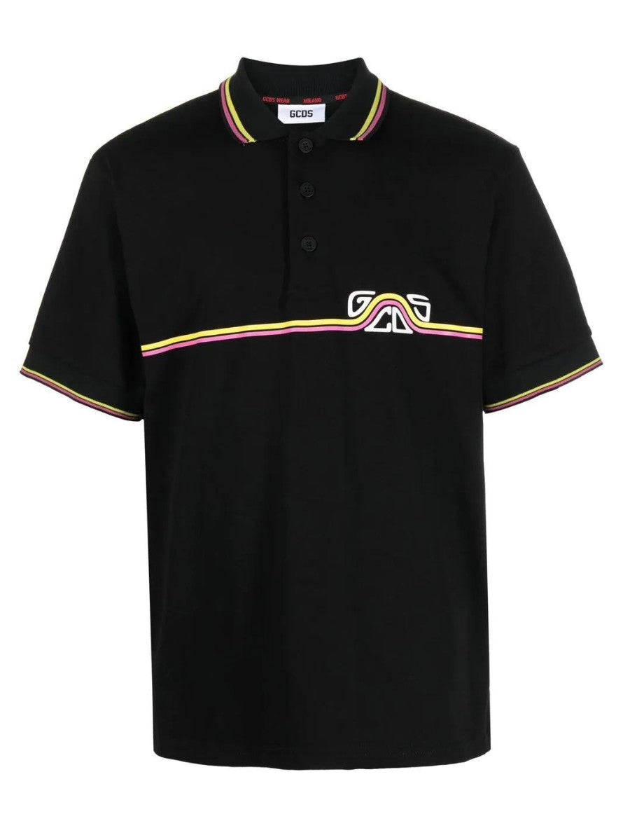 Gcds T-Shirt Polo SS23M130631 - SanShopLuxury - 2023, Abbigliamento, Gcds, L, M, Nero, Outlet, Primavera/Estate, S, SS23, T-Shirt Polo, Uomo, XL, XXL