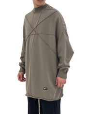 Felpa Rick Owens Drkshdw DU21S2566/RIGEM434 - SanShopLuxury - -50%, 2021, Abbigliamento, Autunno/Inverno, Continuativo, Felpa, Girocollo, Grigio, Outlet, Primavera/Estate, Rick Owens Drkshdw, SS21, Ultimo, Unica, Uomo