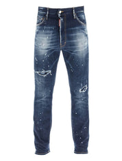 Dsquared2 Jeans S74LB1295 - SanShopLuxury - 2023, 46, 48, 50, 52, Abbigliamento, Autunno/Inverno, Blu, Continuativo, Dsquared2, Idoneo, Jeans, Outlet, Primavera/Estate, SS23, Uomo
