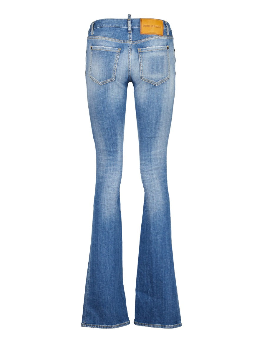 Dsquared2 Jeans S75LB0764 - SanShopLuxury - 2023, 38, 40, 42, 44, Abbigliamento, Autunno/Inverno, Blu, Continuativo, Donna, Dsquared2, Idoneo, Jeans, Outlet, Primavera/Estate, SS23