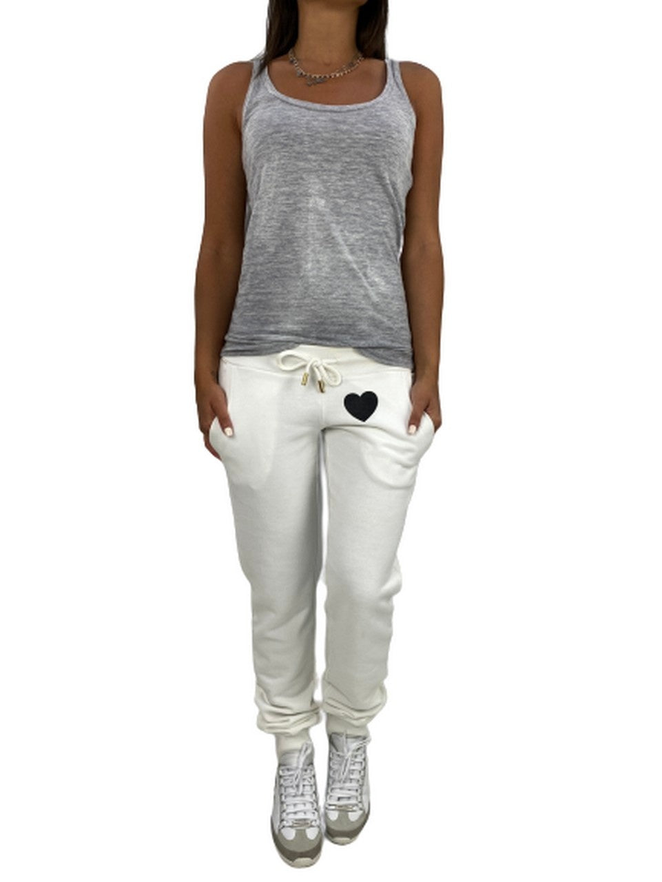 Dsquared2 T-Shirt Canotta S72NC0538 857M - SanShopLuxury - -70%, 2016, Abbigliamento, Donna, Dsquared2, Grigio, Outlet, Primavera/Estate, SS16, T-Shirt Canotta, Ultimo, XXS