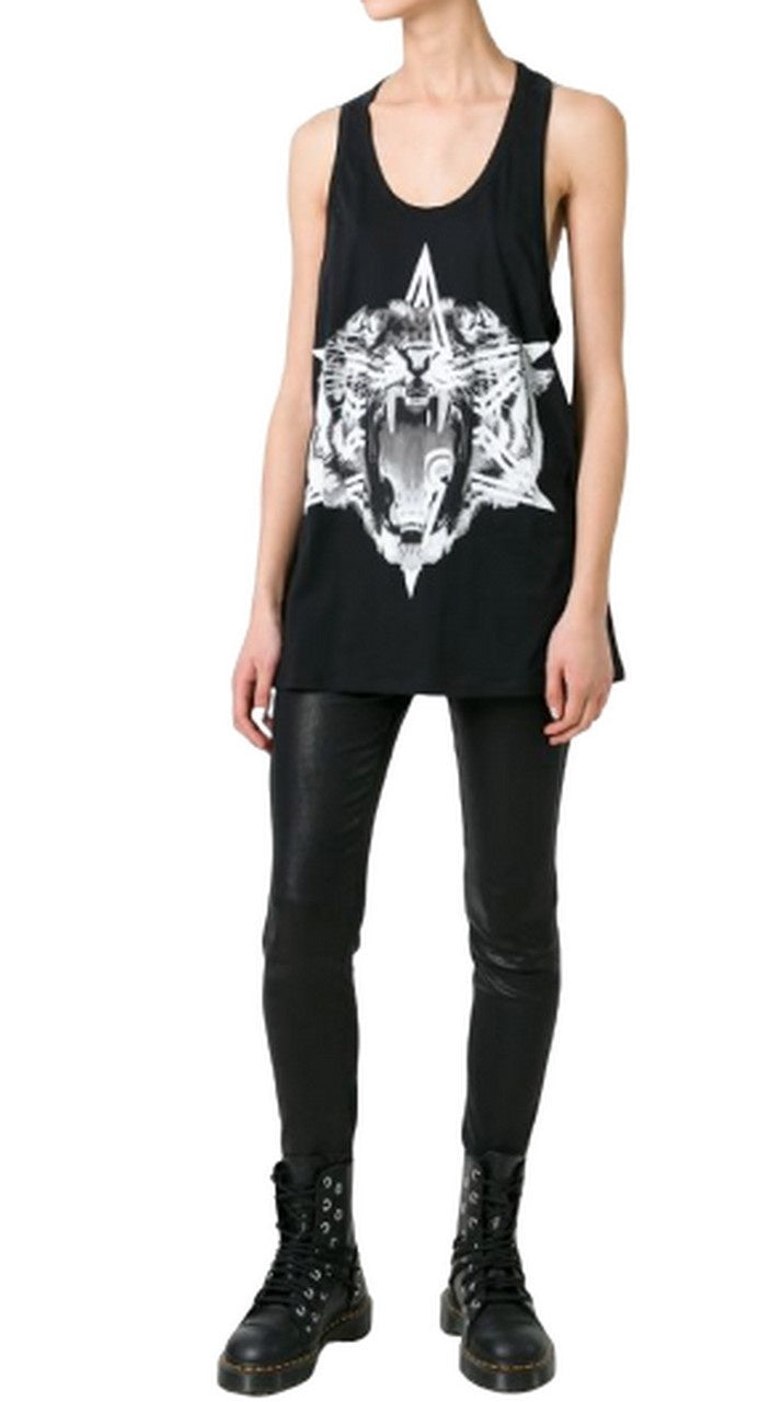 Marcelo Burlon T-Shirt Canotta CWAC008S17047078 1001 - SanShopLuxury - -70%, 2017, Abbigliamento, Donna, Marcelo Burlon, Nero, Outlet, Primavera/Estate, S, SS17, T-Shirt Canotta, XS