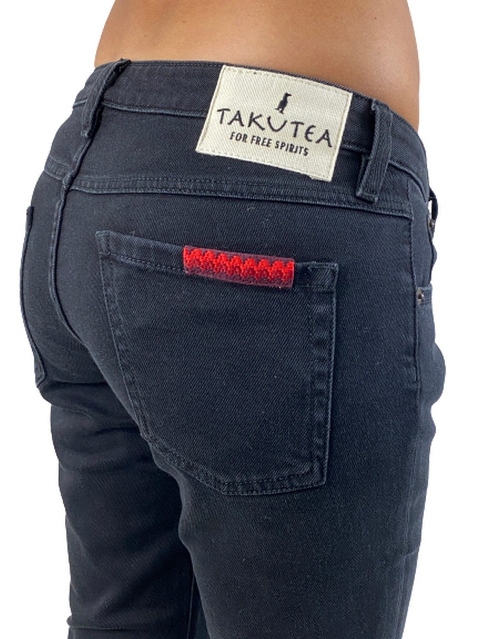 Takutea Jeans OLAK JABU - SanShopLuxury - -50%, 2018, 40, 41, 42, 44, Abbigliamento, Donna, Jeans, Nero, Outlet, Primavera/Estate, SS18, Takutea