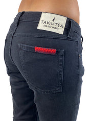 Takutea Jeans OLAK JABU - SanShopLuxury - -50%, 2018, 40, 41, 42, 44, Abbigliamento, Donna, Jeans, Nero, Outlet, Primavera/Estate, SS18, Takutea