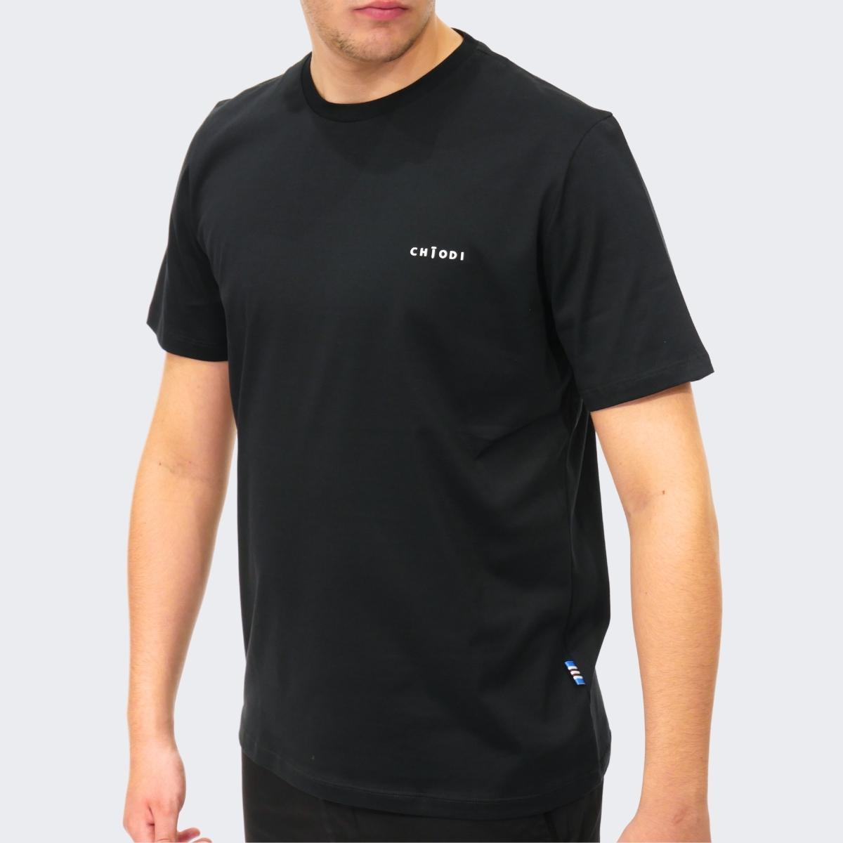 Chiodi Milano T-Shirt 0089-CHIODI - SanShopLuxury - 2023, Abbigliamento, Bianco, Bianco-Bianco, Chiodi Milano, Idoneo, L, M, Nero, Nero-Bianco, Outlet, Primavera/Estate, S, SS23, T-Shirt, Uomo, XL, XXL, XXXL