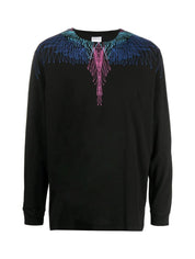 Marcelo Burlon T-Shirt CMAB007R21JER001 - SanShopLuxury - -50%, 2021, Abbigliamento, Girocollo, Marcelo Burlon, Nero, Outlet, Primavera/Estate, SS21, T-Shirt, Ultimo, Uomo, XXL