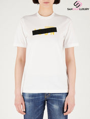 Dsquared2 T-Shirt S80GC0029 S23009 - SanShopLuxury - 2022, Abbigliamento, Autunno/Inverno, Bianco, Continuativo, Donna, Dsquared2, Idoneo, L, M, Nero, Outlet, Primavera/Estate, S, SS22, T-Shirt, XL
