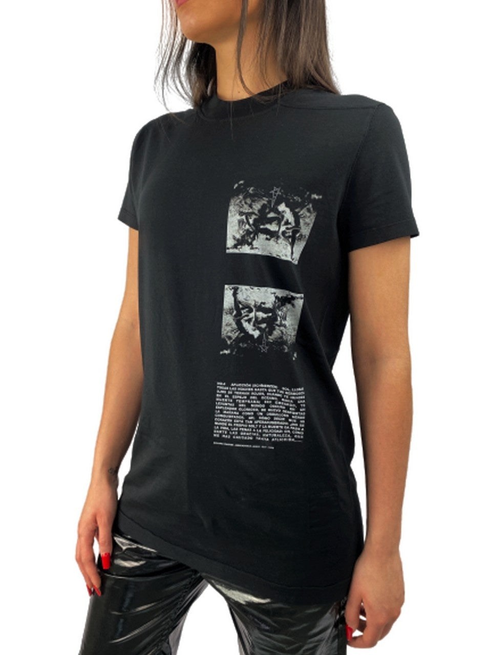 Rick Owens Drkshdw T-Shirt DS20S5205/RNEP2 0908 - SanShopLuxury - -50%, 2020, Abbigliamento, Donna, L, Nero, Outlet, Primavera/Estate, Rick Owens Drkshdw, S, SS20, T-Shirt, Ultimo