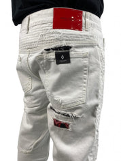 Marcelo Burlon Jeans CMYA004S18758173 - SanShopLuxury - -50%, 2018, 47, Abbigliamento, Bianco, Jeans, Marcelo Burlon, Outlet, Primavera/Estate, SS18, Ultimo, Uomo