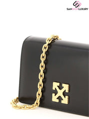 Off-White Borsa Da Spalla OWNN022F21LEA0011000 - SanShopLuxury - -50%, 2021, Autunno/Inverno, Borsa Da Spalla, Continuativo, Donna, FW21, Nero, Off-White, Outlet, Primavera/Estate, Tracolla, Unica, Valigeria