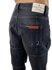 Takutea Jeans RORIRORI PINI - SanShopLuxury - -50%, 2018, 43, 44, Abbigliamento, Donna, Grigio, Jeans, Outlet, Primavera/Estate, SS18, Takutea