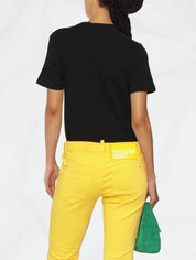 T-Shirt Palm Angels PWAA044C99JER001 - SanShopLuxury - Abbigliamento, Autunno/Inverno, Bianco, Carry Over, Continuativo, Donna, Idoneo, L, M, Nero, New, Palm Angels, Primavera/Estate, T-Shirt, Ultimo